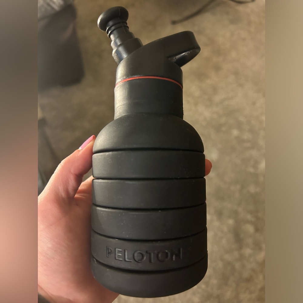 Peloton Black Handheld Water Bottle